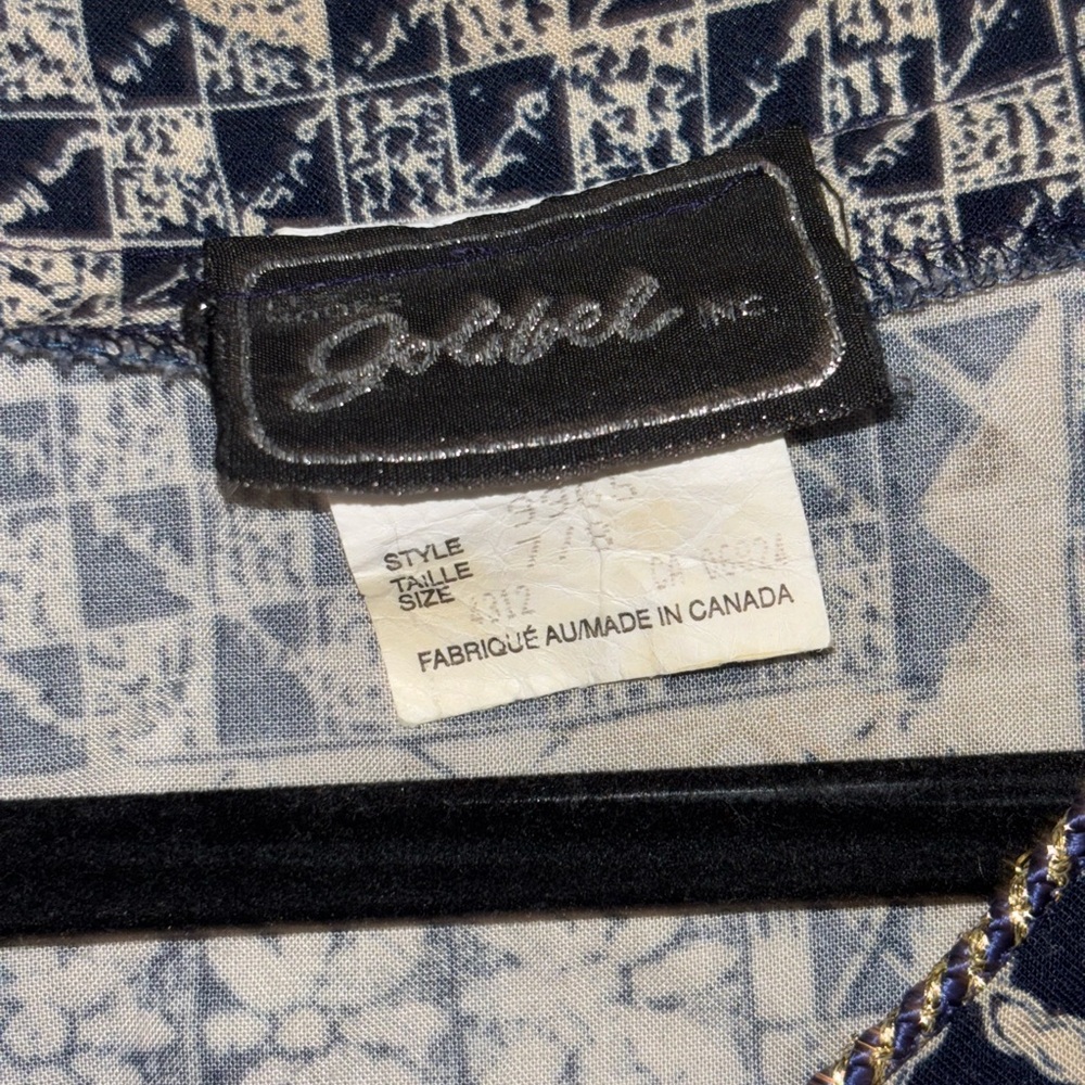 Vintage Two-Piece Set Geometric Patchwork Jacket … - image 4